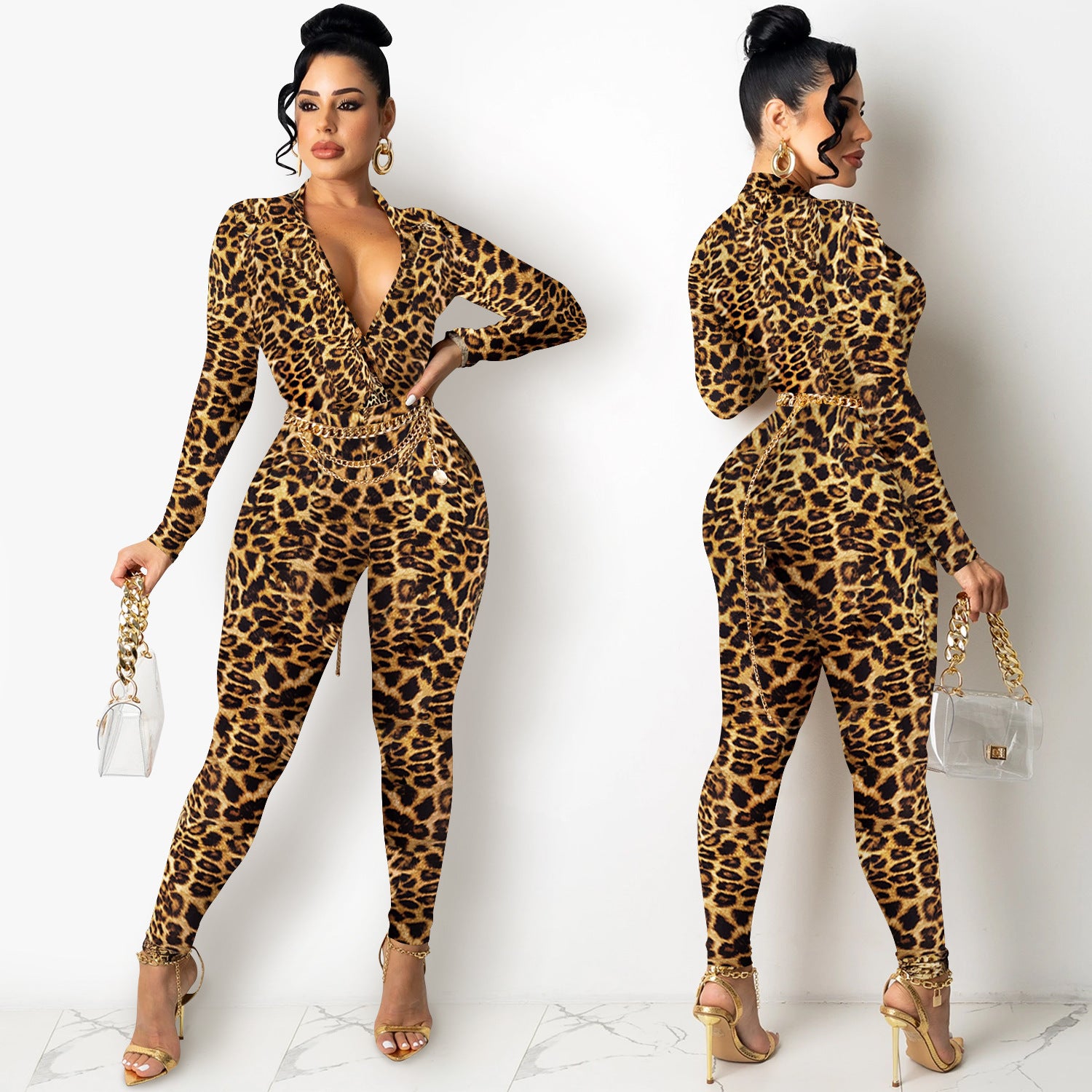 Wild Elegance Jumpsuit Set