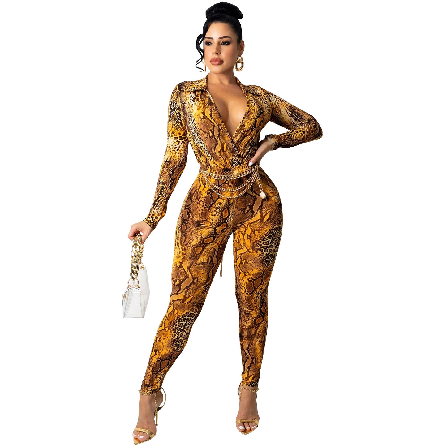 Wild Elegance Jumpsuit Set