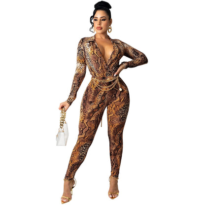 Wild Elegance Jumpsuit Set