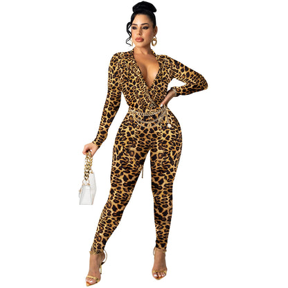 Wild Elegance Jumpsuit Set