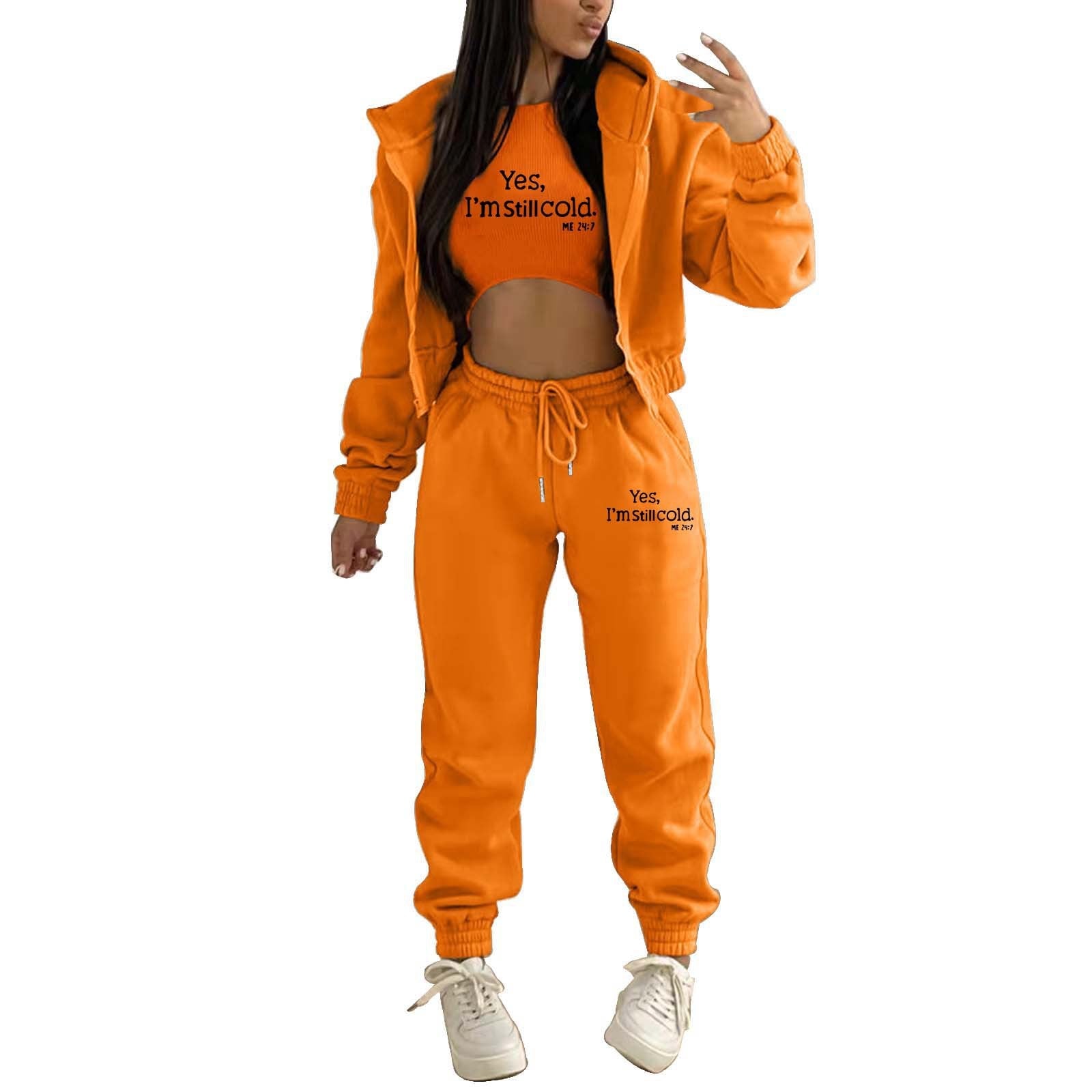 UrbanVibe Letter-Print Tracksuit